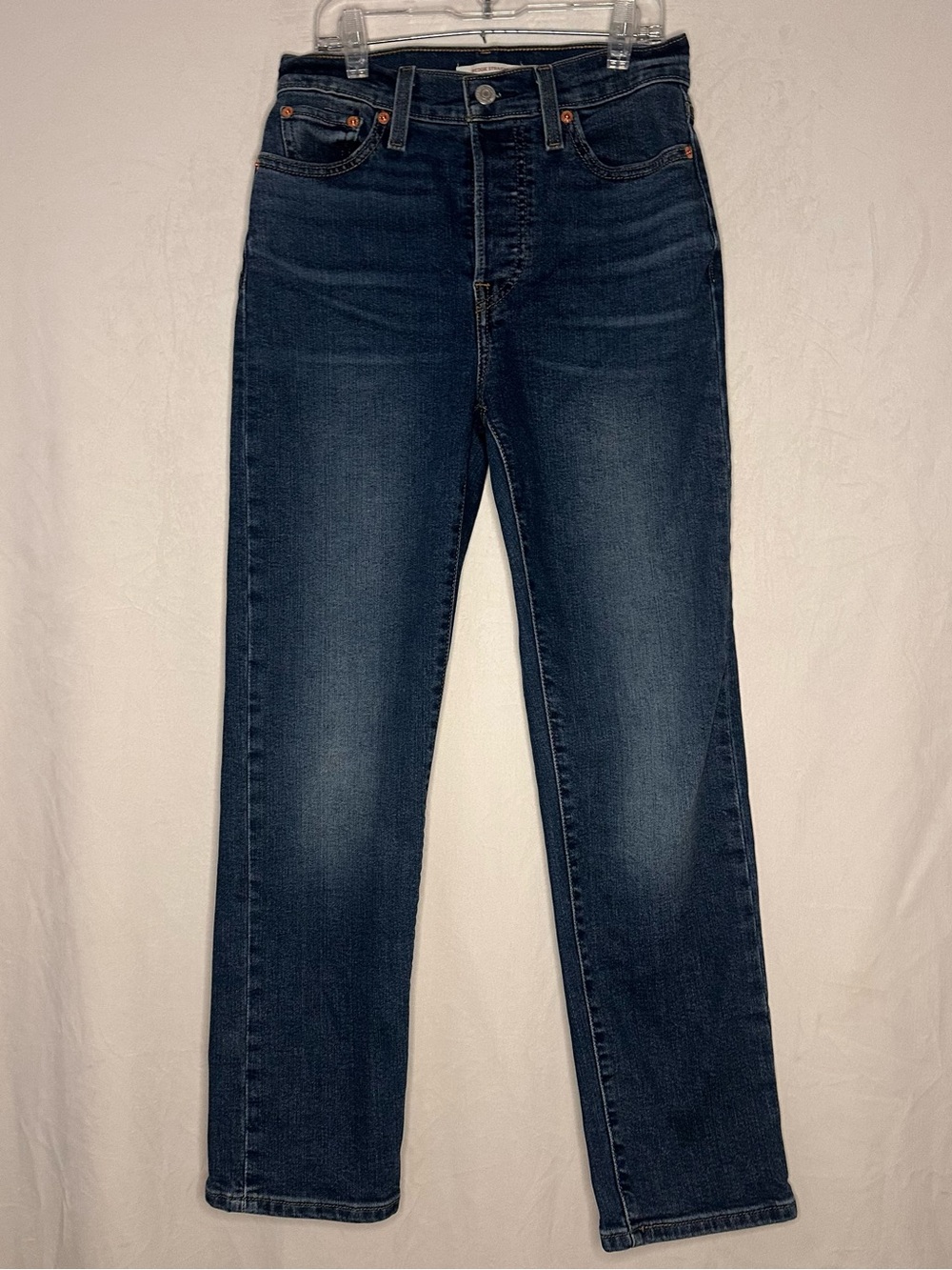 Levi's Denim Wedgie Straight Ankle Streetwear Jeans High rise Button Fly 26x28 - Picture 8 of 15